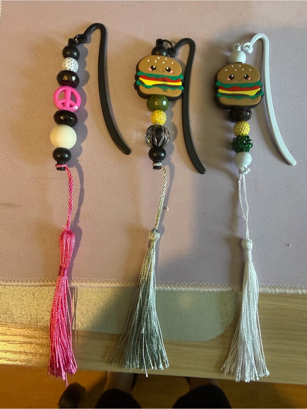 Handmade Bookmark Charm -with tassel
